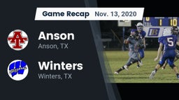 Recap: Anson  vs. Winters  2020
