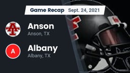 Recap: Anson  vs. Albany  2021