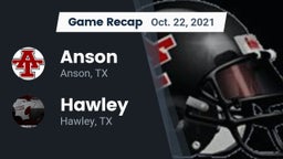 Recap: Anson  vs. Hawley  2021