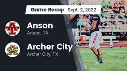 Recap: Anson  vs. Archer City  2022