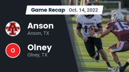 Recap: Anson  vs. Olney  2022