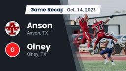 Recap: Anson  vs. Olney  2023