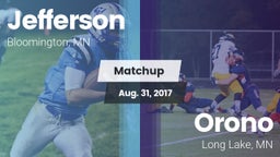 Matchup: Jefferson vs. Orono  2017