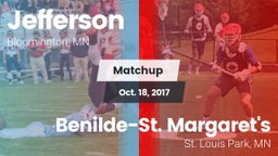 Matchup: Jefferson vs. Benilde-St. Margaret's  2017