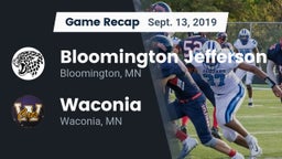 Recap: Bloomington Jefferson  vs. Waconia  2019