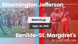 Matchup: Jefferson vs. Benilde-St. Margaret's  2019
