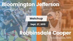 Matchup: Jefferson vs. Robbinsdale Cooper  2019