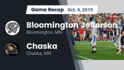 Recap: Bloomington Jefferson  vs. Chaska  2019