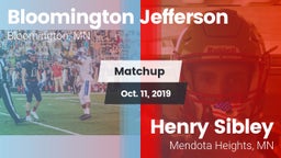 Matchup: Jefferson vs. Henry Sibley  2019