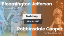 Matchup: Jefferson vs. Robbinsdale Cooper  2020