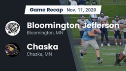 Recap: Bloomington Jefferson  vs. Chaska  2020