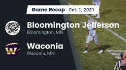 Recap: Bloomington Jefferson  vs. Waconia  2021
