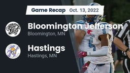 Recap: Bloomington Jefferson  vs. Hastings  2022