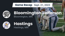 Recap: Bloomington Jefferson  vs. Hastings  2023