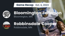Recap: Bloomington Jefferson  vs. Robbinsdale Cooper  2023