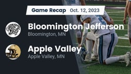 Recap: Bloomington Jefferson  vs. Apple Valley  2023