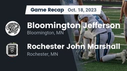 Recap: Bloomington Jefferson  vs. Rochester John Marshall  2023
