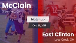 Matchup: McClain vs. East Clinton  2016