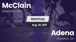 Matchup: McClain vs. Adena  2017