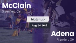 Matchup: McClain vs. Adena  2018
