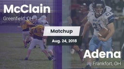 Matchup: McClain vs. Adena  2018