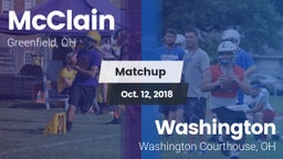 Matchup: McClain vs. Washington  2018