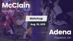 Matchup: McClain vs. Adena  2019