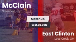 Matchup: McClain vs. East Clinton  2019