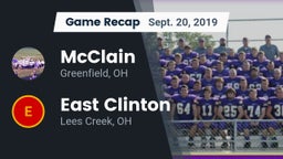 Recap: McClain  vs. East Clinton  2019