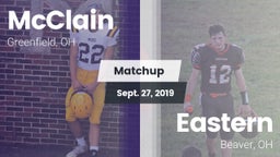 Matchup: McClain vs. Eastern  2019