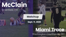 Matchup: McClain vs. Miami Trace  2020