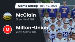 Recap: McClain  vs. Milton-Union  2020