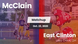 Matchup: McClain vs. East Clinton  2020