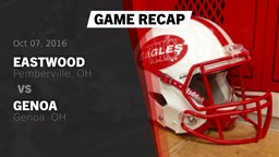 Recap: Eastwood  vs. Genoa  2016