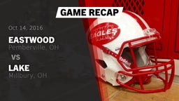 Recap: Eastwood  vs. Lake  2016