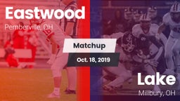 Matchup: Eastwood vs. Lake  2019