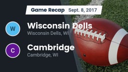 Recap: Wisconsin Dells  vs. Cambridge  2017