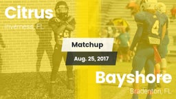 Matchup: Citrus vs. Bayshore  2017