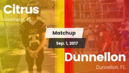 Matchup: Citrus vs. Dunnellon  2017