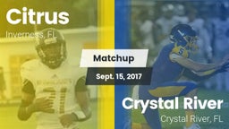 Matchup: Citrus vs. Crystal River  2017