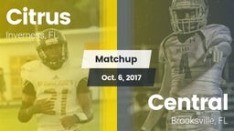 Matchup: Citrus vs. Central  2017