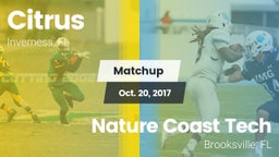 Matchup: Citrus vs. Nature Coast Tech  2017