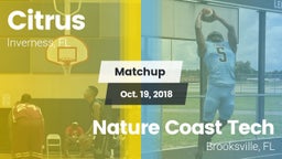 Matchup: Citrus vs. Nature Coast Tech  2018