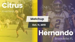 Matchup: Citrus vs. Hernando  2019