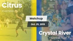 Matchup: Citrus vs. Crystal River  2019