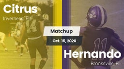 Matchup: Citrus vs. Hernando  2020