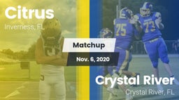 Matchup: Citrus vs. Crystal River  2020