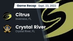Recap: Citrus  vs. Crystal River  2022