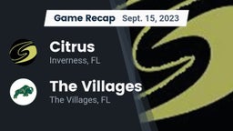 Recap: Citrus  vs. The Villages  2023