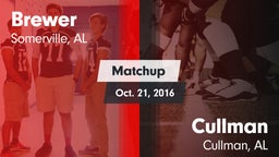 Matchup: Brewer vs. Cullman  2016